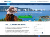 lastminute-yachtcharter.com Webseite Vorschau