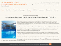 pool-sauna.net Webseite Vorschau
