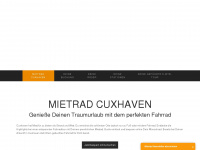 cuxhaven-mietrad.de Webseite Vorschau