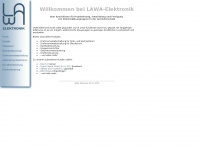 lawa-elektronik.com Webseite Vorschau