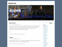 wildehorde.net Webseite Vorschau