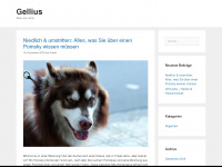 gellius.de Webseite Vorschau