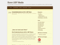 bonnubfmedia.wordpress.com Webseite Vorschau