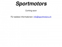 sportmotors.ch Webseite Vorschau