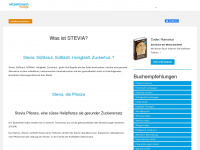 stevia-zuckerersatz.net Webseite Vorschau