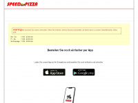 speed-pizza.com Webseite Vorschau