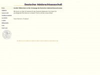 adelsrecht.com Webseite Vorschau