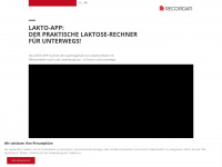lakto-app.ch Webseite Vorschau