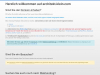 architekt-klein.com Webseite Vorschau
