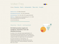 volkerfrey.net Webseite Vorschau