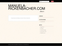 manuelarickenbacher.wordpress.com Webseite Vorschau