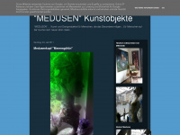 medusenkunstobjekte.blogspot.com Webseite Vorschau