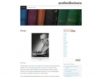 aesthetikwissen.wordpress.com Webseite Vorschau