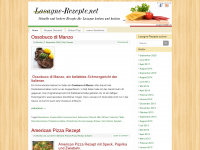 lasagne-rezepte.net Webseite Vorschau