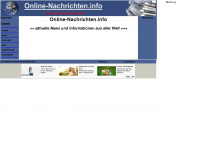 online-nachrichten.info Webseite Vorschau