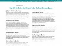 startup-berlin.com Webseite Vorschau