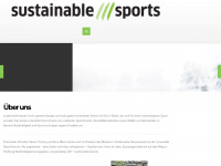 sustainablesports.ch Webseite Vorschau