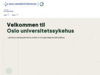 oslo-universitetssykehus.no Webseite Vorschau