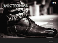 landstreichmusik.ch Webseite Vorschau