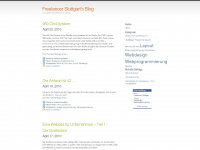 freelancerstuttgart.wordpress.com Webseite Vorschau
