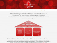 patientbloodmanagement.de Webseite Vorschau
