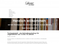 literatur-on-tour.info Webseite Vorschau