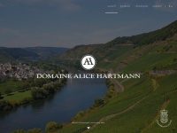 alice-hartmann.lu Webseite Vorschau
