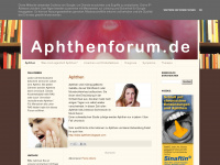 aphthenhilfe.blogspot.com Webseite Vorschau