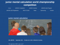 juniormentalcalculators.com Webseite Vorschau