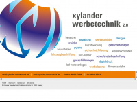 xylander-werbetechnik.de Webseite Vorschau