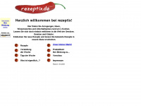 rezeptix.de Webseite Vorschau