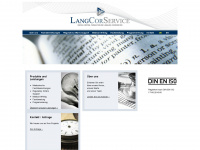 langcor.de Webseite Vorschau