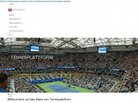 tennisplattform.ch Webseite Vorschau