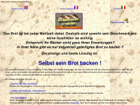 brotbacken.free.fr Webseite Vorschau