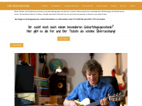ulis-gitarrenschule.de Webseite Vorschau