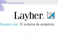 layher.mx Webseite Vorschau
