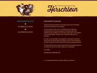 hirschlein-bier.de Webseite Vorschau