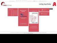 liebig-apotheke.net Webseite Vorschau