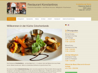 restaurant-konstantinos.de Webseite Vorschau