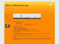 petras-gaestewohnung.de Webseite Vorschau