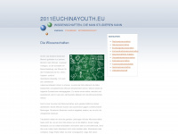 2011euchinayouth.eu Webseite Vorschau