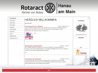 rotaract-hanau.de Webseite Vorschau