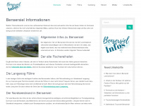 bensersiel-infos.de Webseite Vorschau