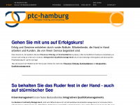 ptc-hamburg.de Webseite Vorschau