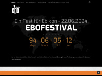 ebofestival.ch Webseite Vorschau