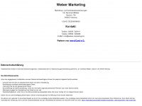 weber-marketing.biz Webseite Vorschau