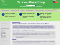 caravanmovershop.ch Webseite Vorschau