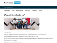 was-studiere-ich.ch Webseite Vorschau