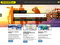 snowell.com Webseite Vorschau