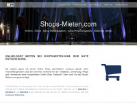 shops-mieten.com Webseite Vorschau